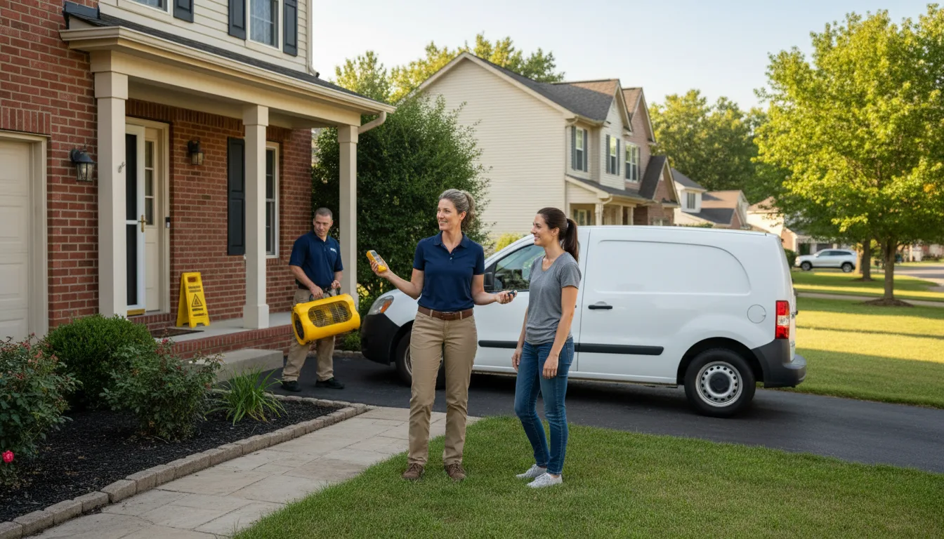 Water restoration image for Flood Water Cleanup, Removal And Restoration Services in Bedford, OH